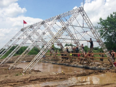 Spartan Race Obstacles Rope Swing TARZAN SWING