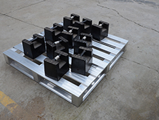TourGo 40” x 48” Fully Nestable Lightweight 4-way Forklift Aluminum Pallet