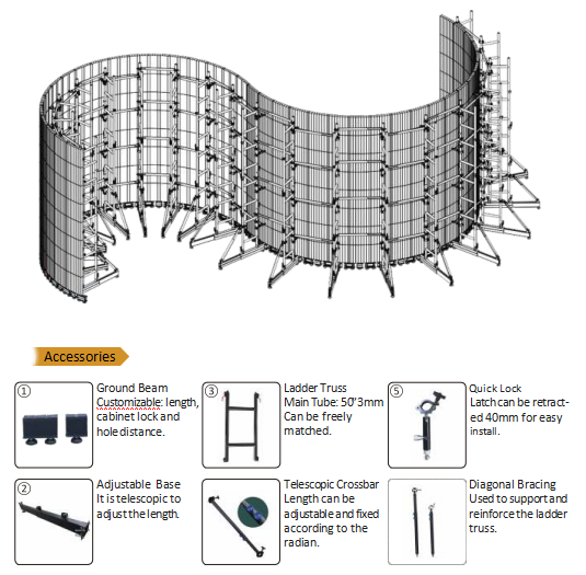 Flexible Screen Bracket