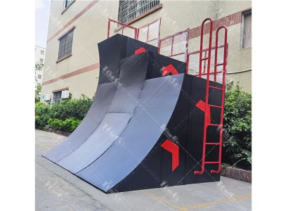 Indoor gym sport Adventure park 10 12 14 foot DIY american ninja warrior junior Challenge obstacle climbing warped wall