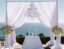 4 Post 10FT x 10FT DIY Adjustable Wedding Backdrop Stand