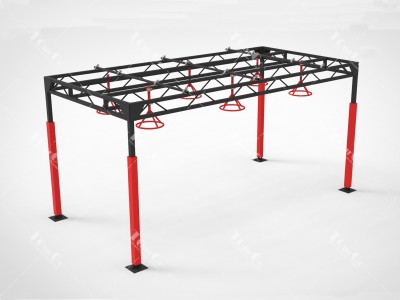 2025 New Modern Pentathlon Adventure Obstacle Training Equipment Ninja Obstacles Racing UIPM Obstacle Flying Hoops