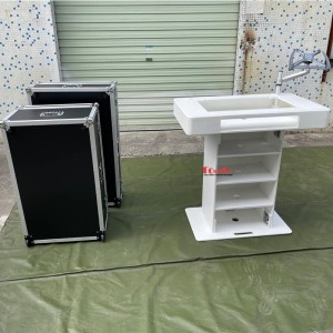 White DJ Control Tower DJ Podium Travel Stand for PIONEER XDJ-XZ DDJ-SZ DDJ-1000 DDJ-SX3 Rane One