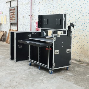 Universal DJ Broadcasting Equipment Flight Case for Mixer Production Workstation Tool Case