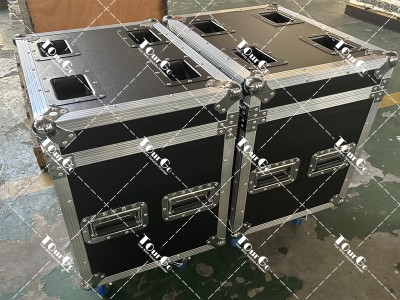 Flight road case for 12pcs 20cm height modular stage riser