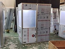 Simultaneous One person interpreter booth packed by wood case