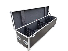 Customized ATA Flight Case for 30pcs 2.4m(8ft) Telescope Adjustable Pipe and Drape Upright and Crossbar