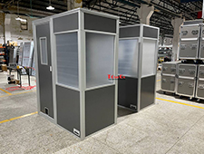 One Person Portable Simultaneous Interpreting Soundproof Translation Booth at Conferences