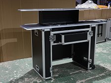 Easy assembly and disassembly Portable Tool Case Mobile Bar Flight Case with Wheels