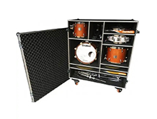 Drum Ata Flight Case Hardware Tool Storage Case for 9 Piece Drum Vault Drums Tool Flight Case