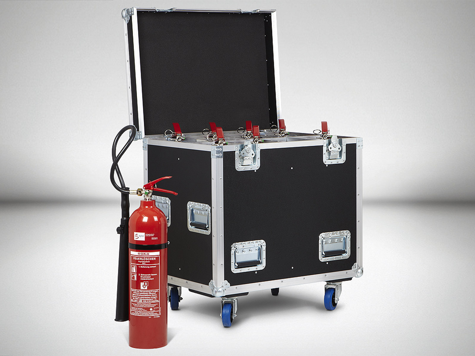 4CO² fire extinguisher case