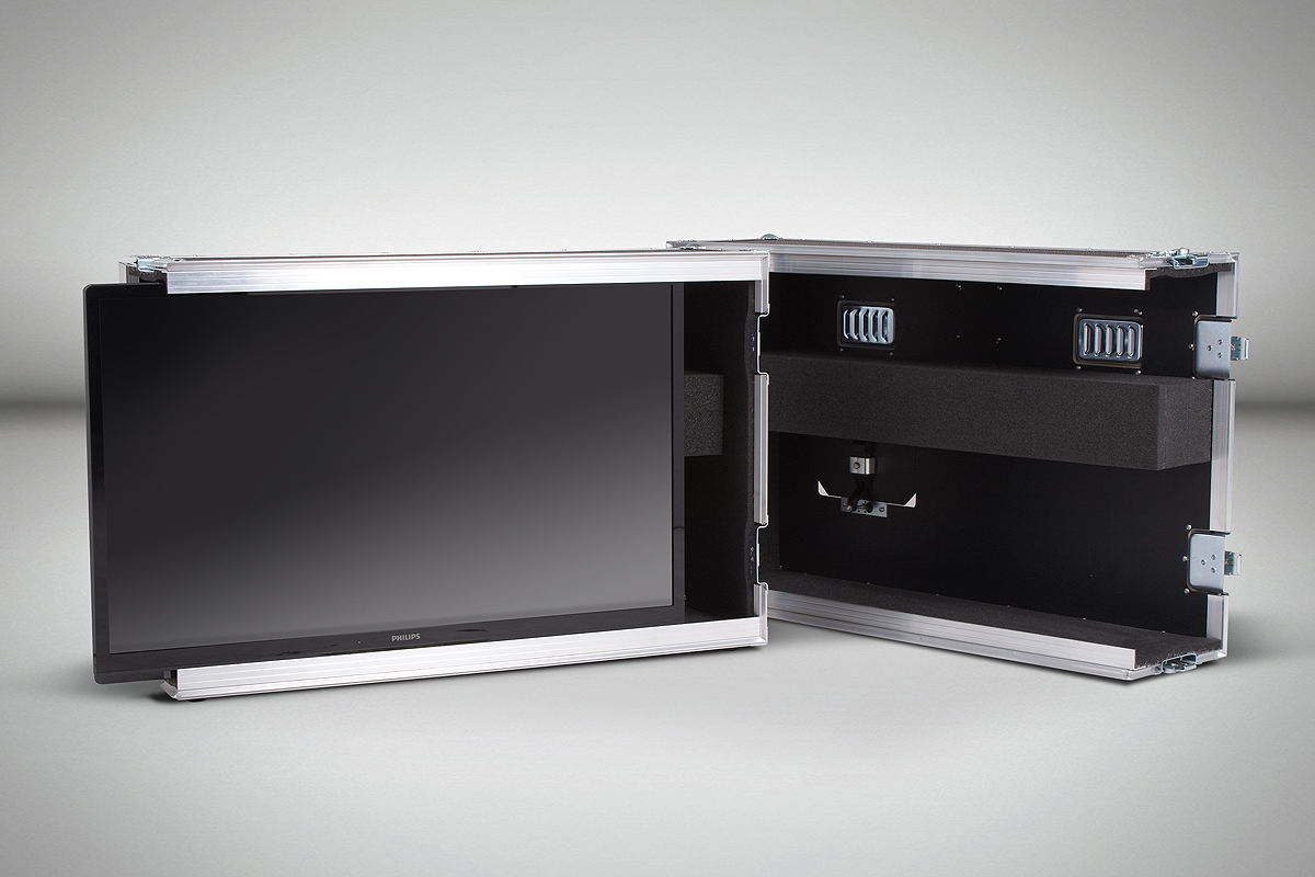 4TFT Dualscreen Flightcase