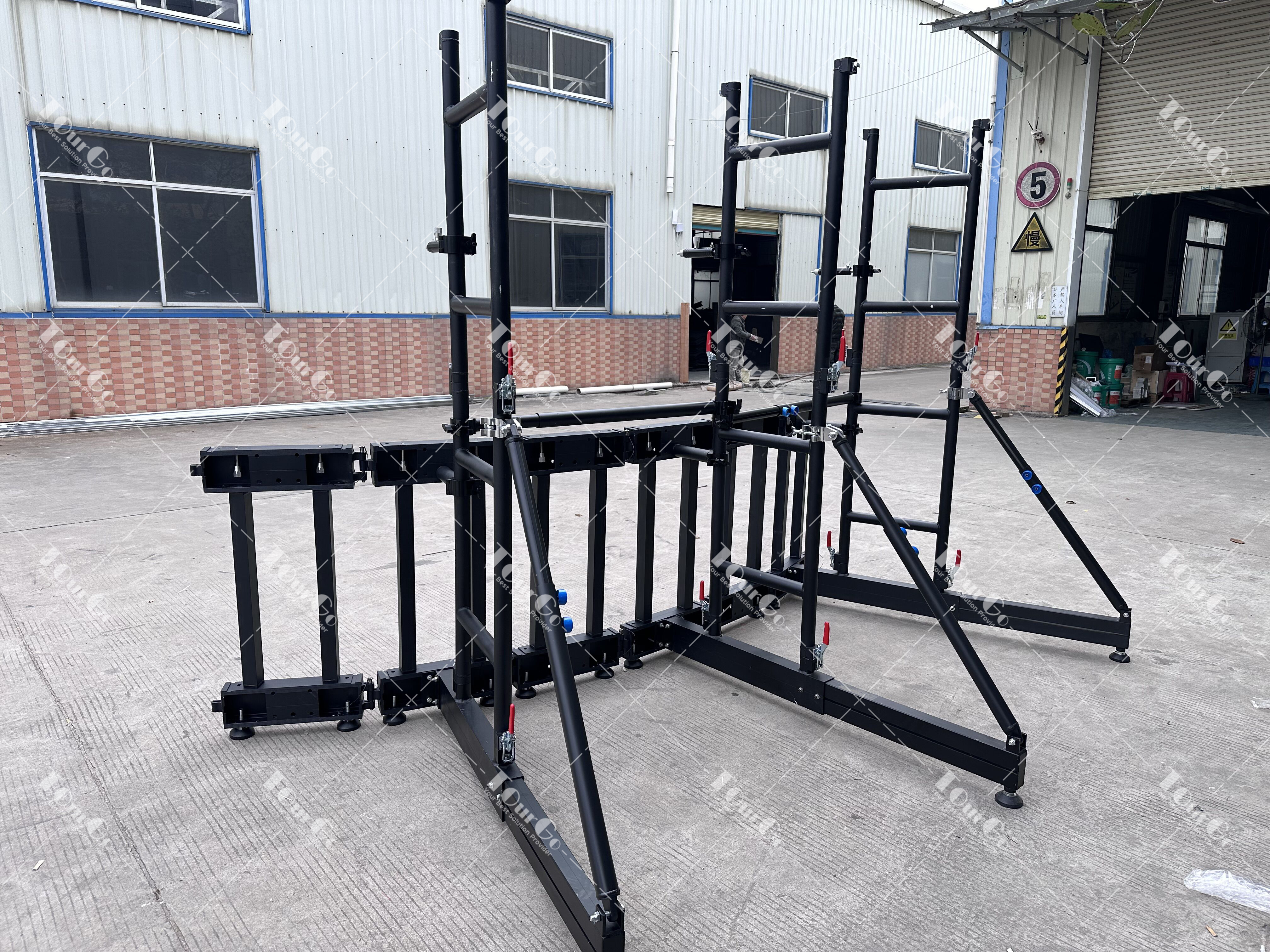 LED Video Wall Ground Support Stand Stack System for Advertising Display Wall