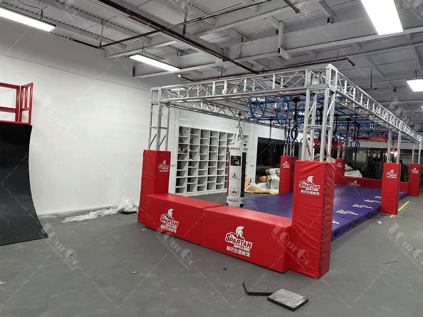 New Ninja Warrior obstacle Course Gym
