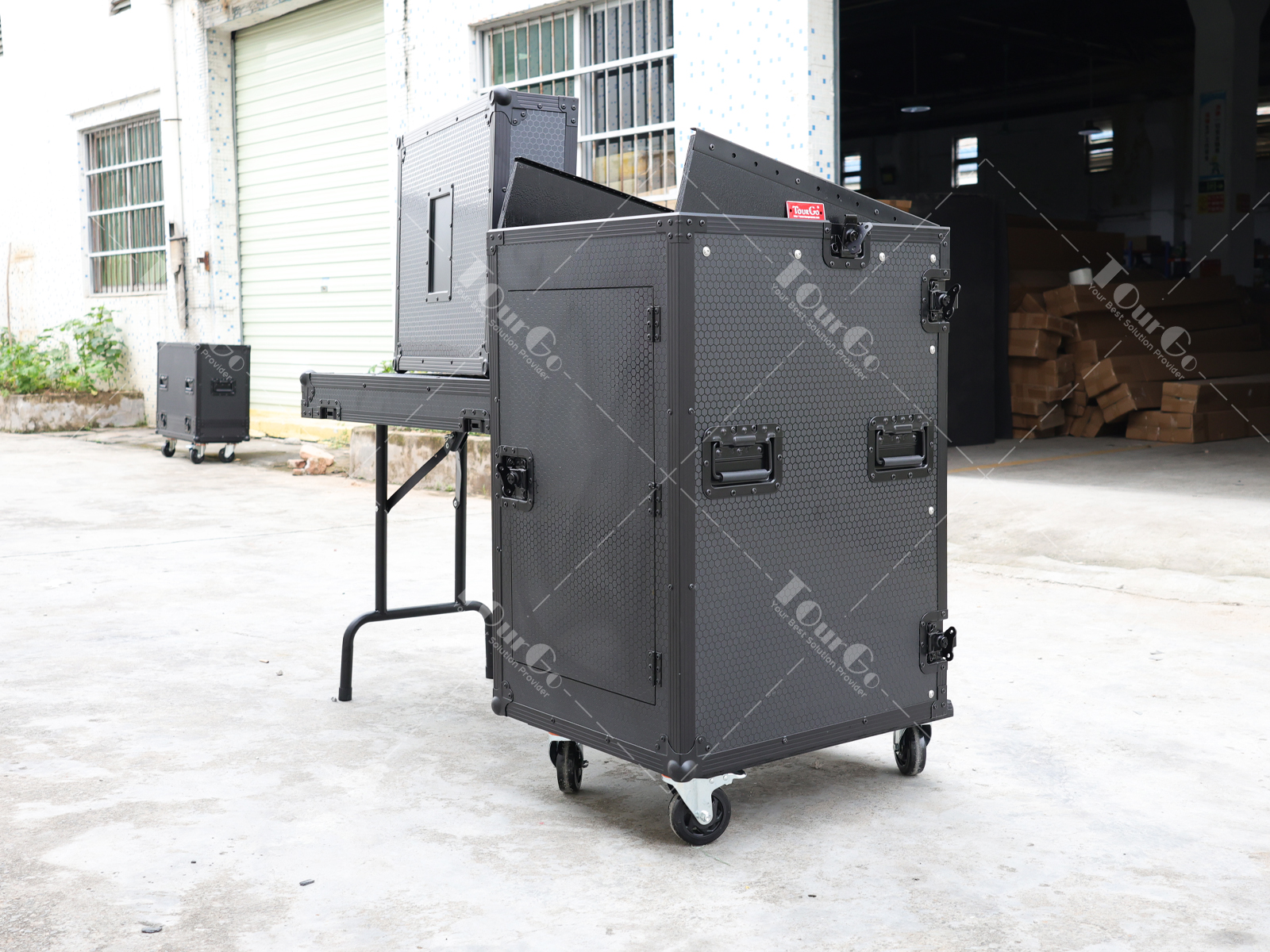 4 Combo Rack Flight Case