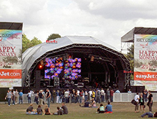 Outdoor 8m Orbit Stage Hire For Event