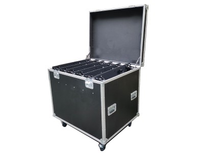 Customized Flight Case for U-Torm Modular Truss Baseplate with wheels