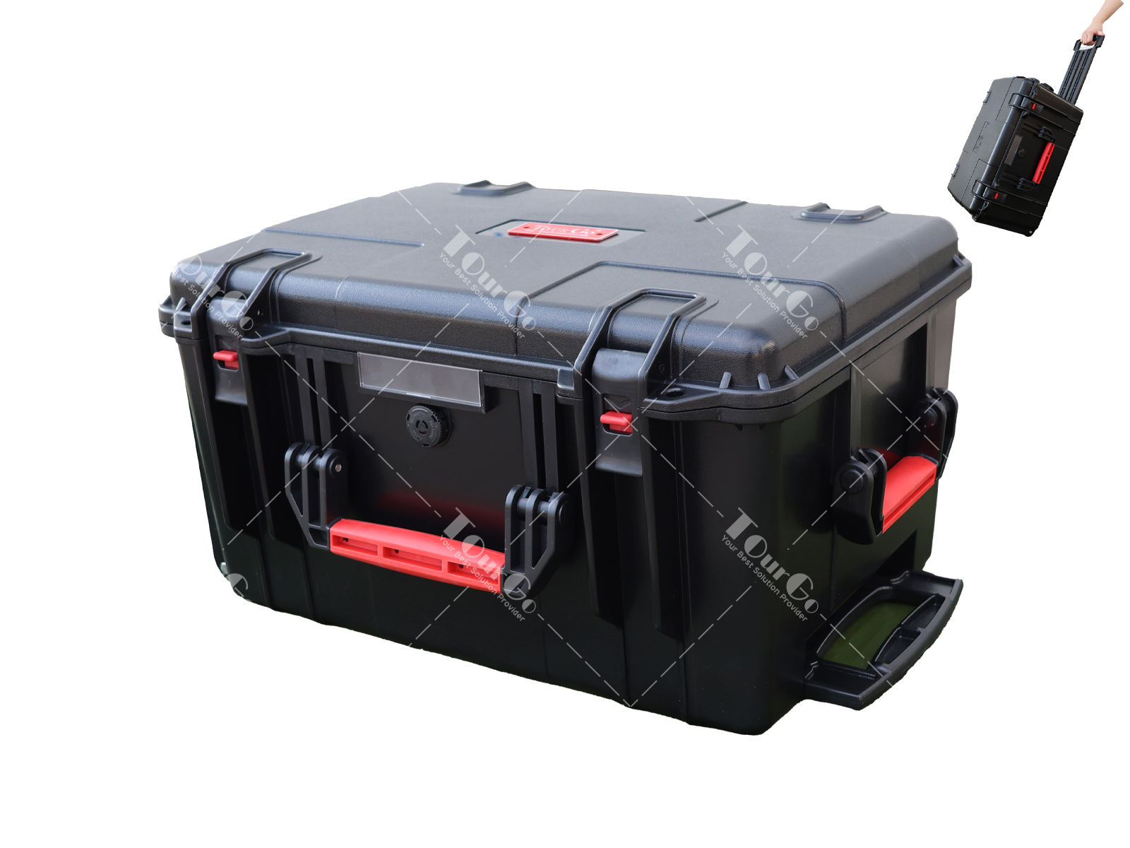 61L Portable pp trolley ABS plastic flight tool case