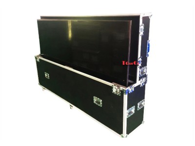 Large Capacity 100inch LCD/Plasma Electric Lift Aluminum Tv Flight Road Case With Reasonable Price