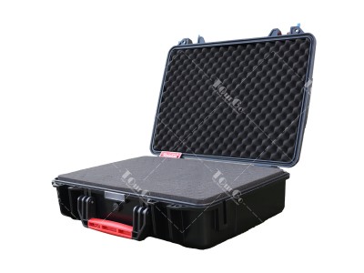 30L Black Watertight Wheeled ABS Hard Case with Foam Insert