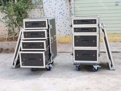 4 drawer flight case