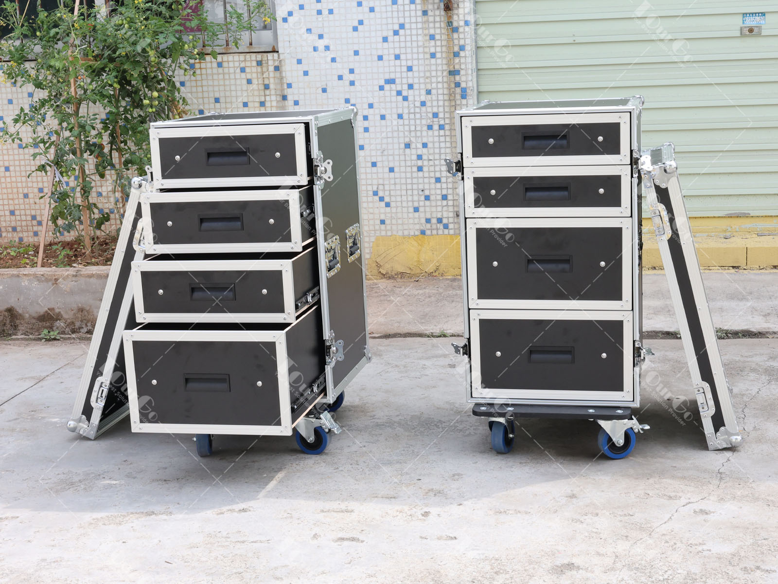 4 drawer flight case