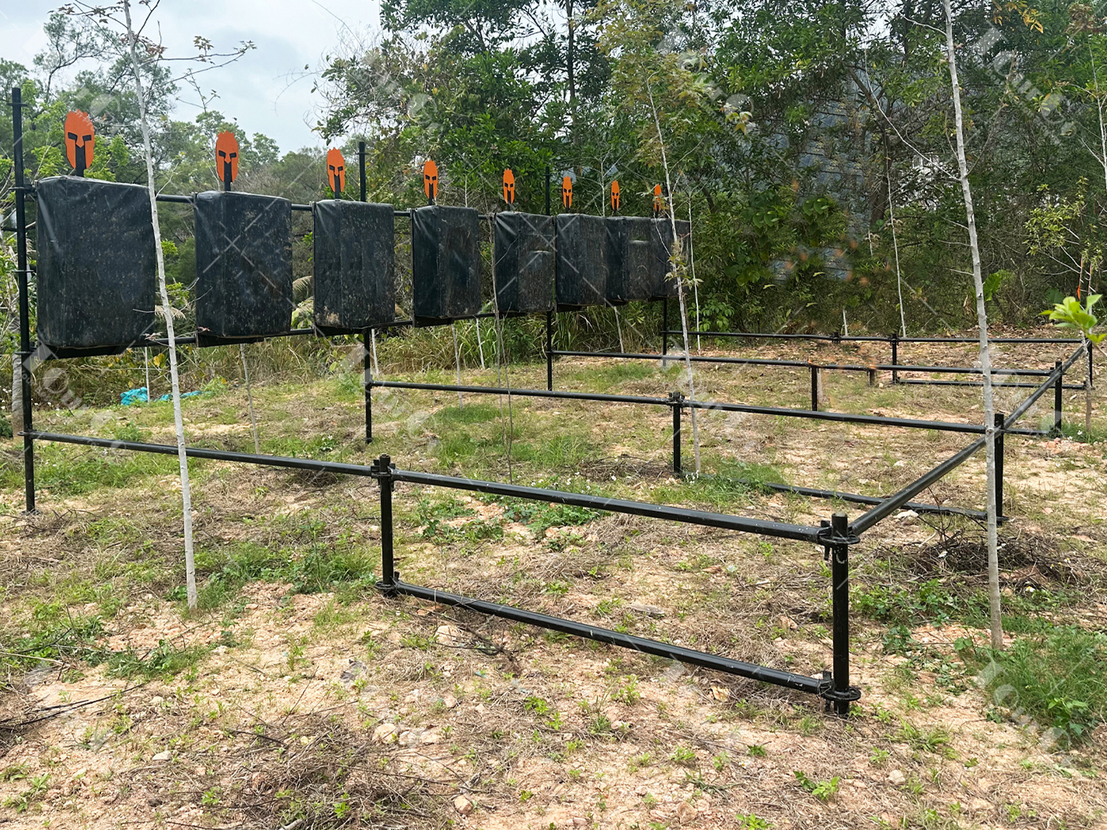 OCR Obstacle Course Races Spartan Race Throwing Spear Target