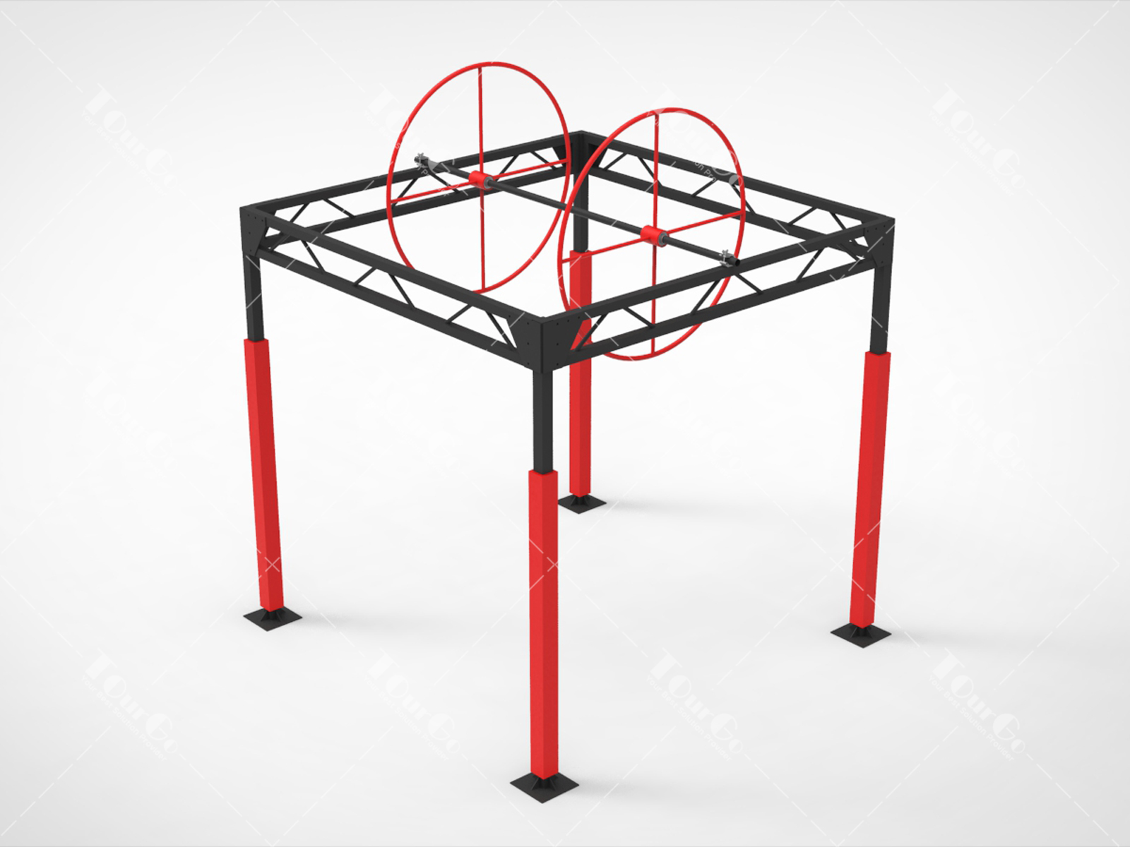 2025 New World Championships Modern Pentathlon Ninja Racing Training Obstacle UIPM Obstacle Big Wheels