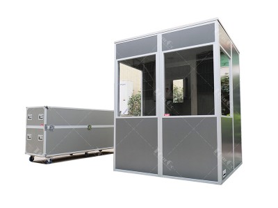 Dark Grey Standard 2-Person simultaneous interpretation translation booth