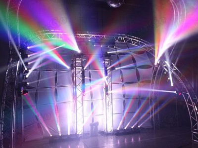 4X10W White LED Moving Head Beam Bar Light