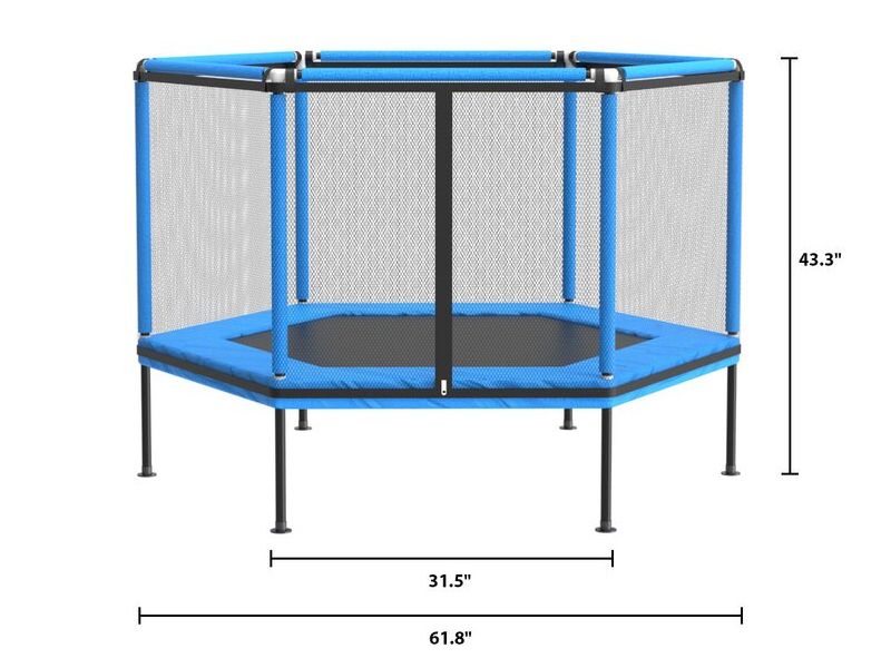 5'+Round+Kid+Trampoline