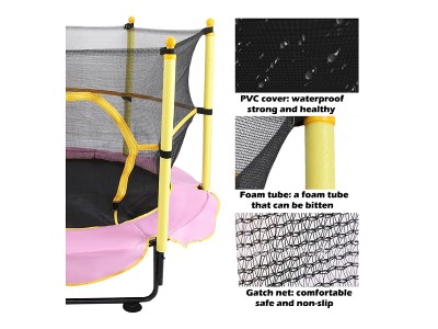 5'+Round+Kid+_+Toddler+Trampoline2