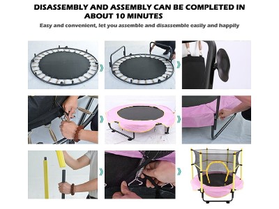5'+Round+Kid+_+Toddler+Trampoline4