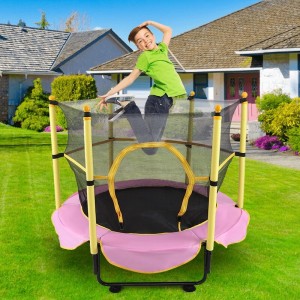 5'+Round+Kid+_+Toddler+Trampoline5