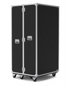50Flight Case with Clothes Rails