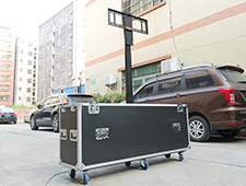 Automatic Motorised Electrical lifting case 70 inch TV Flight Hard Case