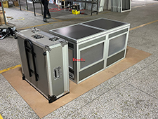 Portable Simultaneous Table Top Interpreter Translation Booth for 2 Person
