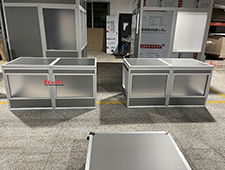 Portable 2 Person Extend Table Top Interpreter Booth Desktop Translation Booth