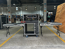 24-27inch Single Screen Workstation Flight Case AV Broadcasting Cases for Live Streaming Recording Studio