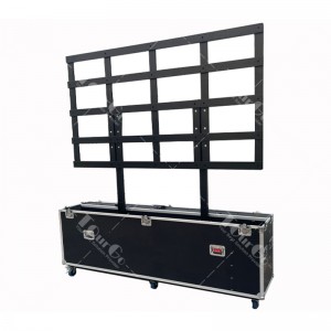 Customized Big Motorised Lift Flight Case for LED Screens with Double Lifting Posts