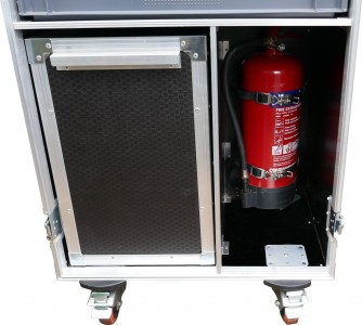 5 workstation flight case