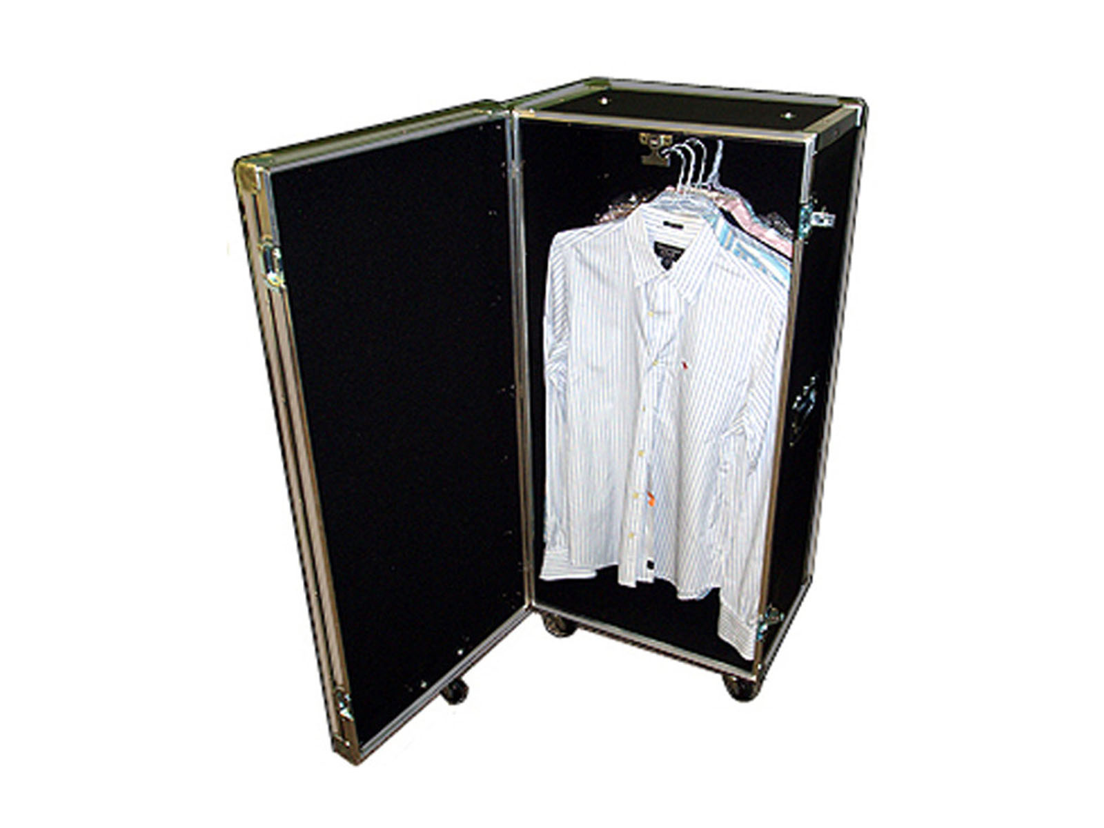 WARDROBE ATA CASE/TRUNK – SMALL – COMPACT – PULLOUT HANGING BAR