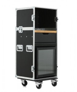 5Hospitality Flight Case to house Coffee Machine and Fridge
