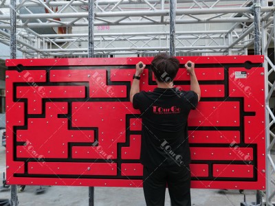 5Ninja Warrior peg wall