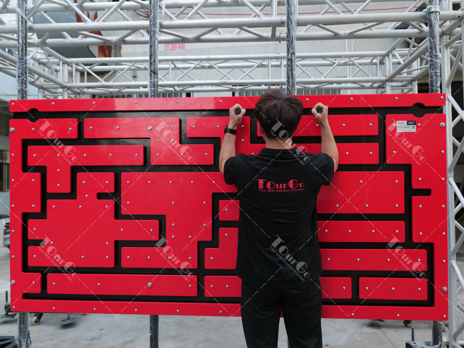 5Ninja Warrior peg wall