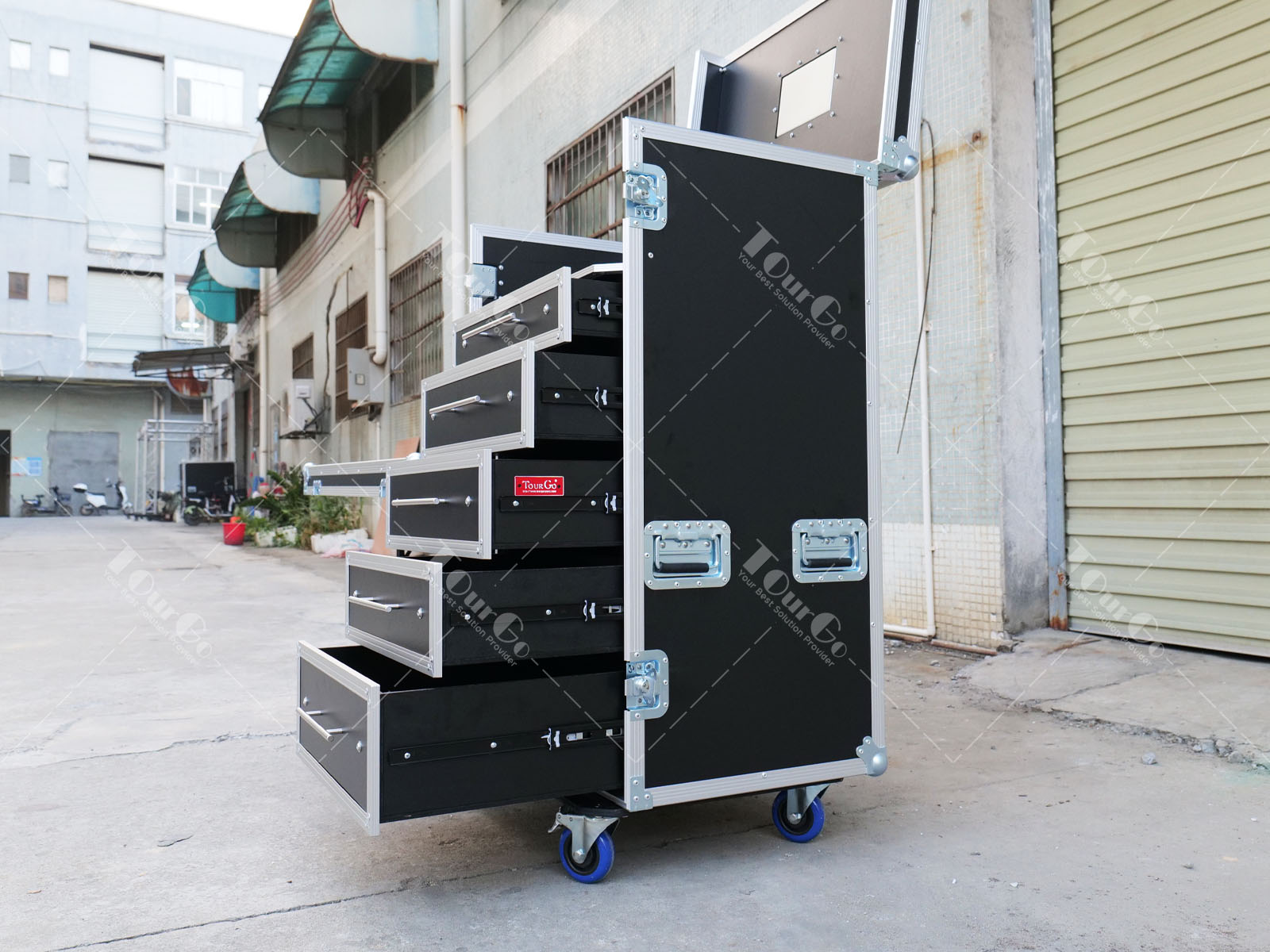 5workstation flight case