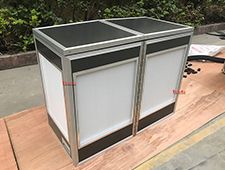 Customized Simultaneous Conference Tabletop Interpreter Booths for Two Person Size :120 x 60 x 90cm