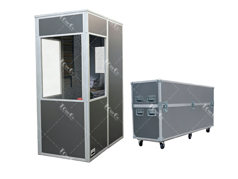 Mobile iso 4043 Simultaneous Interpretation Booth Conference Interpretation Booths For One Person