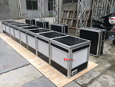 Portable Black Economic Table top Interpreter Booth