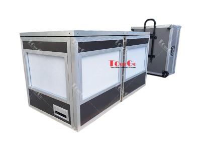 Portable New Design Customized Free removal to install Economic Table top interpreter booth